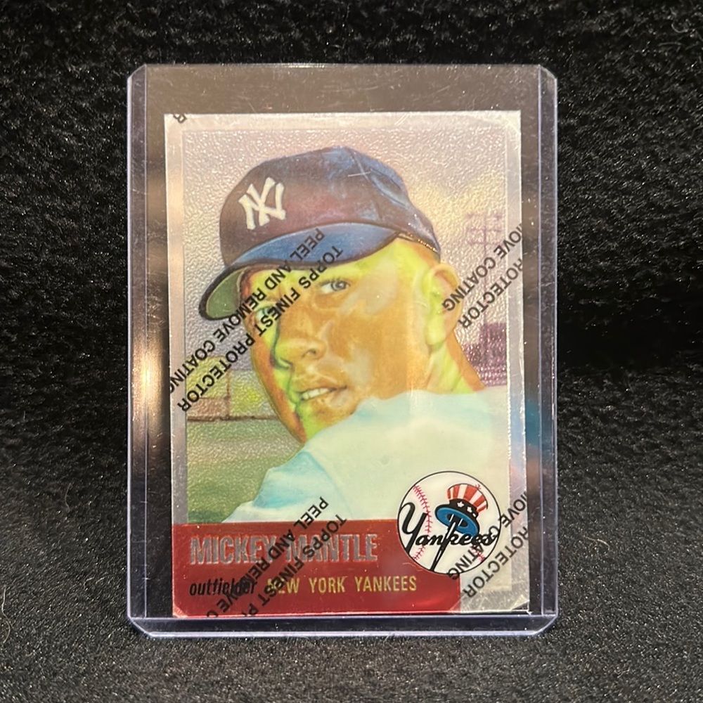 Topps Finest Refractor Mickey Mantle 1963